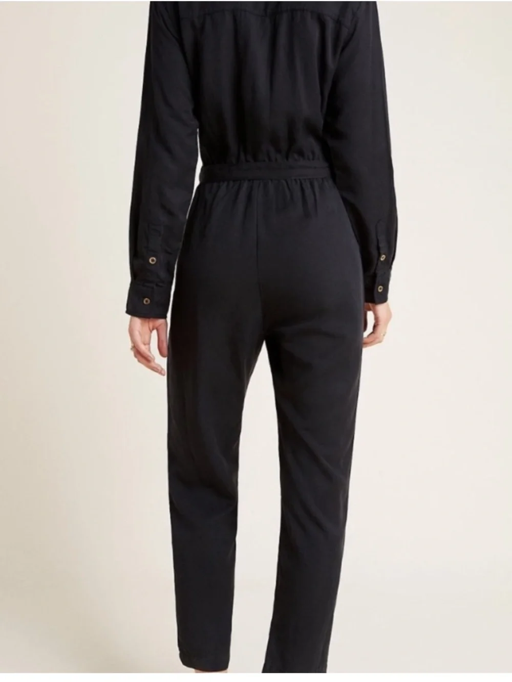 Anthropologie Sanctuary Women’s Small‎ Black Renewal Utility Jumpsuit